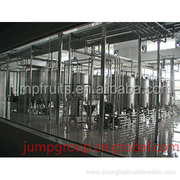 Complete yogurt processing line